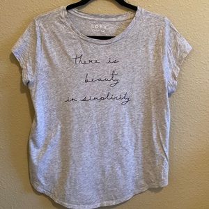 LOFT embroidered graphic tee